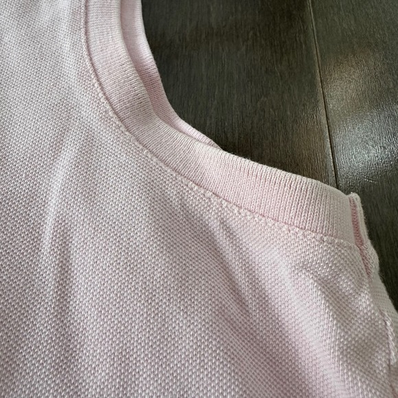 90s Ralph Lauren Sport Classic Fit Sleeveless Polo Top Tenniscore Golf Pink XL - Picture 8 of 10
